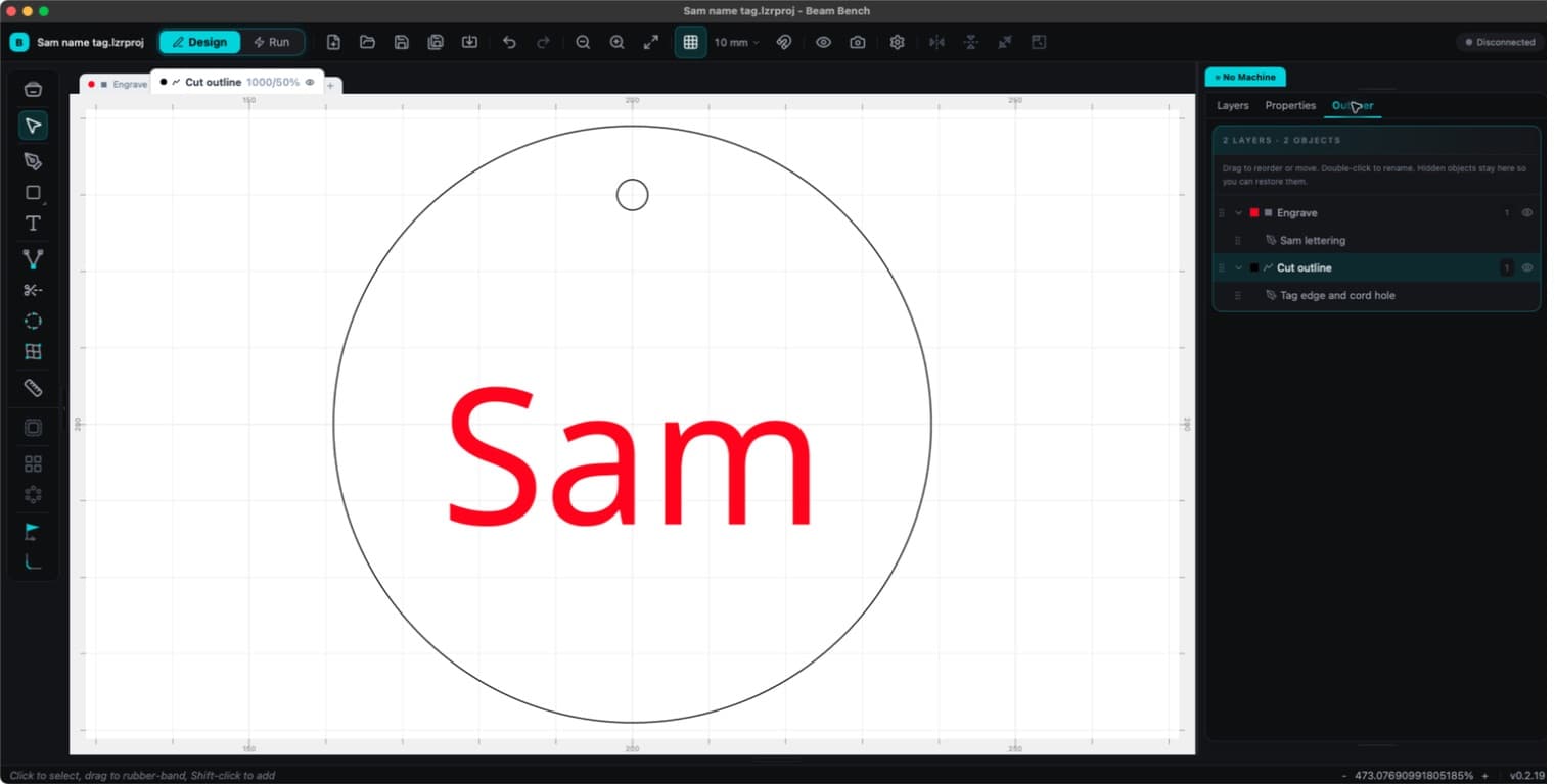 Beam Bench: Free Laser Engraving Software for Makers