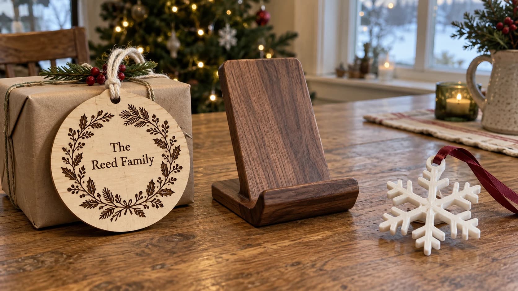 Holiday Gifts You Can Make with a Laser, CNC, or 3D Printer